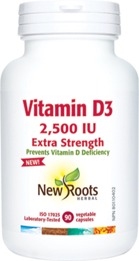 Vitamin D3 2,500 IU Extra Strength (Capsules)
