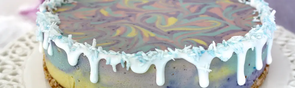 Easter Swirl Cheesecake