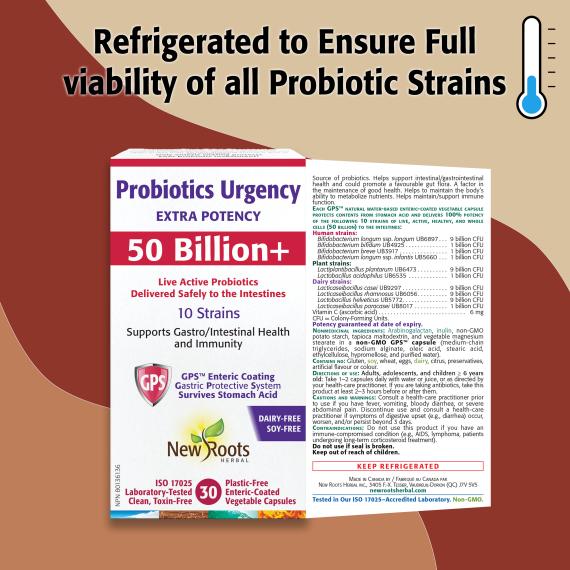 Probiotics Urgency 50 Billion+
