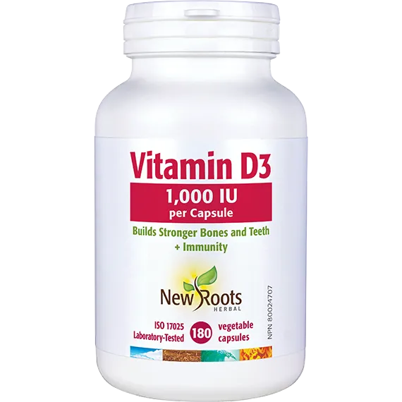 Vitamin D3 1,000 IU per Capsule