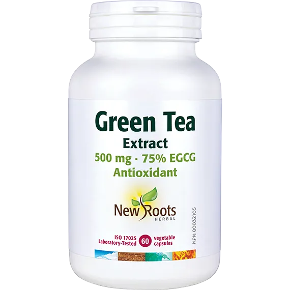 Green Tea Extract 500 mg · 75% EGCG